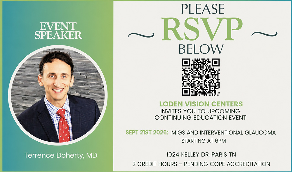 Loden Vision Center Event Graphics
